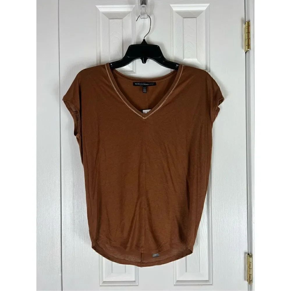 NWT White House Black Market Womens Blouse XXS